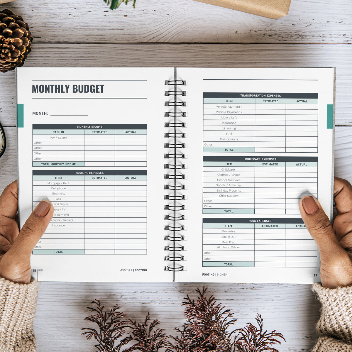My Money Playbook Hourly &amp; Salary Edition: Financial Planner