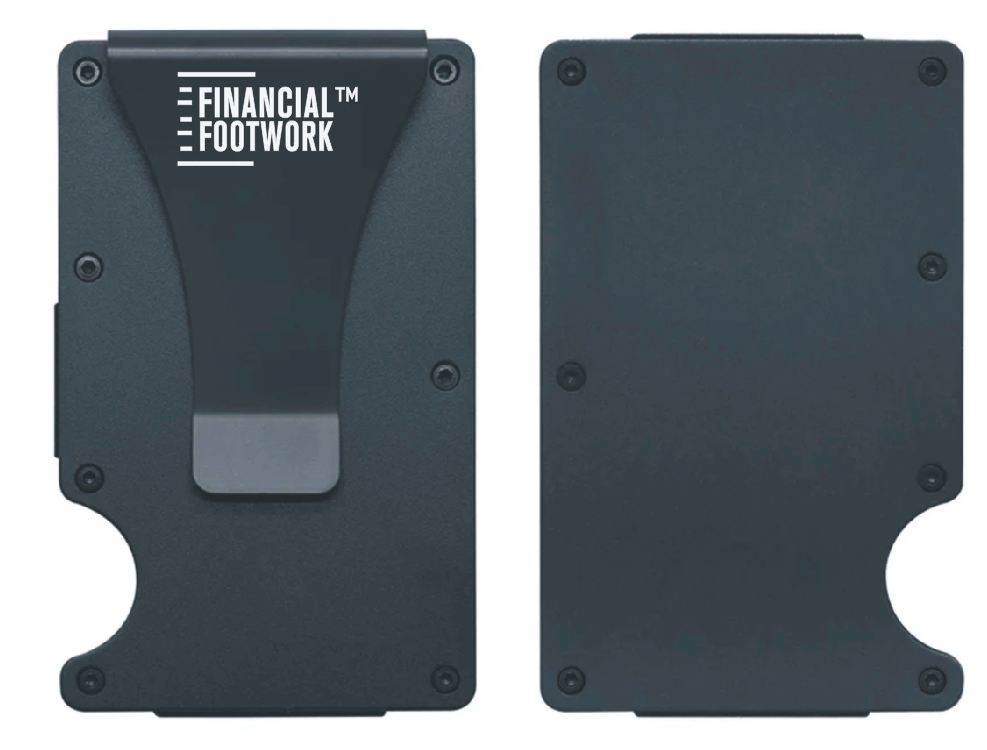 RFID-Blocking Money Clip Wallet Combo